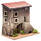 Nativity setting, house with stairs measuring 23x23x10cm s3