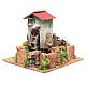 Water mill for nativities measuring 23x25x25cm s2
