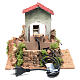 Water mill for nativities measuring 23x25x25cm s4