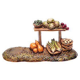 Moranduzzo nativities, fruit seller stall measuring 10cm