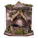 Electric fountain with real wood and cork for Neapolitan Nativity 16x14.5x14cm s1