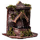 Electric fountain with real wood and cork for Neapolitan Nativity 16x14.5x14cm s3