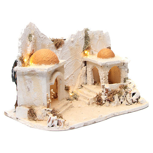Arabian setting with stable for Neapolitan Nativity 34x48x29cm 3