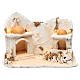 Arabian setting with stable for Neapolitan Nativity 34x48x29cm s1