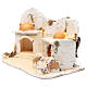 Arabian setting with stable for Neapolitan Nativity 34x48x29cm s2