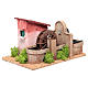 Water mill for nativities measuring 14x25x17cm s2