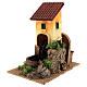 Water mill for nativities 16x25x17cm s2