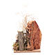 Nativity scene setting with wheel, cart and trunks 14x9x6 cm s2