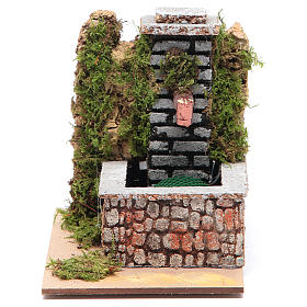 Fontes de Água para Presépio: Chafariz resina com bomba para reciclagem de água 10x10x15 cm Fontes de Água para Presépio: Chafariz resina com bomba para reciclagem de água 10x10x15 cm