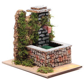 Fontes de Água para Presépio: Chafariz resina com bomba para reciclagem de água 10x10x15 cm Fontes de Água para Presépio: Chafariz resina com bomba para reciclagem de água 10x10x15 cm