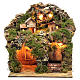 Nativity scene with lights and electric fountain 30x25x20 s1