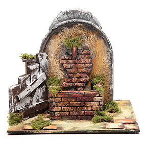 Fountains: Resin fountain with water recirculation pump 25x25x20 cm