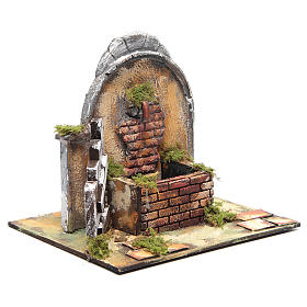 Fountains: Resin fountain with water recirculation pump 25x25x20 cm