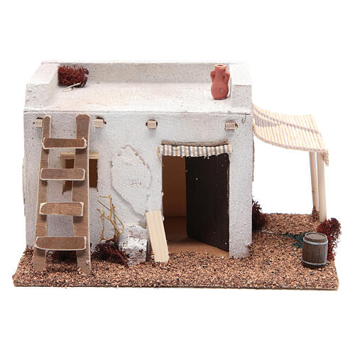 Maison arabe avec pergola polystyrène 25x20x15 cm 1