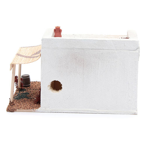 Maison arabe avec pergola polystyrène 25x20x15 cm 4
