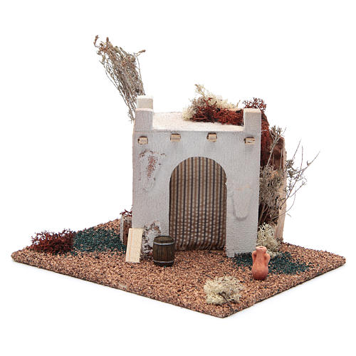 Casa Araba per presepe in polistirene 25x20xh15 cm 2