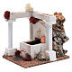 Fontaine 3 colonnes en polystyrène 25x15x15 cm s2