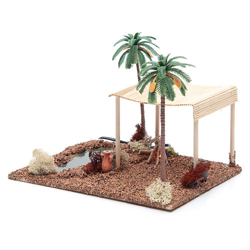 Tenda árabe e fogo Led 25x20x15 cm 2