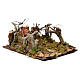 Paesaggio con case e alberi 5x20x15 cm s3