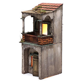 Ambientazione per presepe napoletano 35x15x15 illuminata