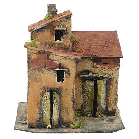 Casa rural para presépio 25x20x25 cm