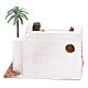 Arabian house with palm and awning in polystyrene  20x15xh.15 cm s4