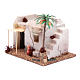 Casa Araba con palma e tenda da sole in polistirene 20x15xh.15 cm s2