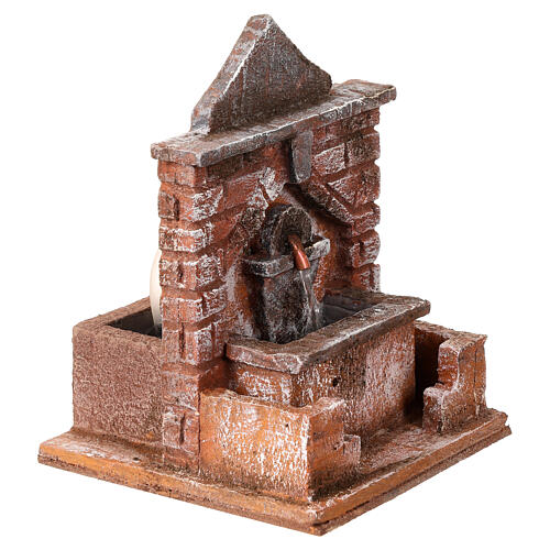 Fountain with pump 20x15x15 cm 2