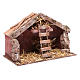 Nativity scene hut with ladder 20x30x15 cm   s3