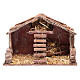 Nativity scene stable with ladder 20x30x15 cm s1