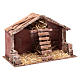 Nativity scene stable with ladder 20x30x15 cm s3