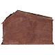 Nativity scene hut with ladder 20x35x20 cm     s4