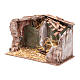 Stable with trough and barn 22,5x35x18 cm for nativity scene     s2