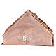 Hut with central trough for nativity scene 23x35x18 cm s4