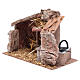 Hut with electric fountain 25x35x20 cm s2