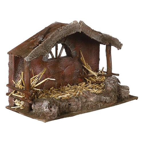 Hut with arched window 20x30x15 cm for nativity scene 3