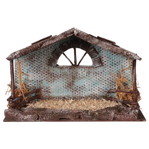 Cabana com janela em arco 20x35x20 cm 5