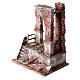 Ruínas de templo com tijolos ambientação presépio 25x20x15 cm s2