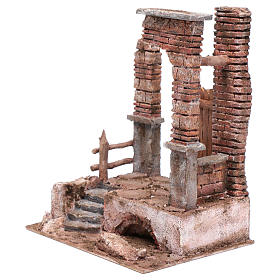 Tempio colonne in mattoni 30x25x20 per statue 12 cm