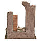 Temple with half round arch and door 30x25x20 cm s4