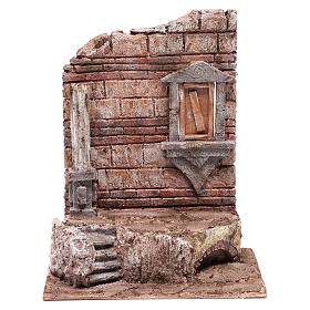 Rovine dell'ingresso del tempio 30x25x20 presepe 12 cm