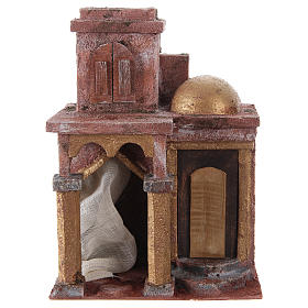 Häuser, Szenen und Geschäfte für Krippe: Arabisches Tempel mit Zimmer 25x20x15cm