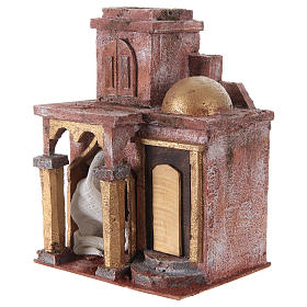 Häuser, Szenen und Geschäfte für Krippe: Arabisches Tempel mit Zimmer 25x20x15cm