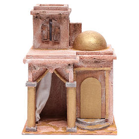 Häuser, Szenen und Geschäfte für Krippe: Arabisches Tempel mit Zimmer 30x25x20cm