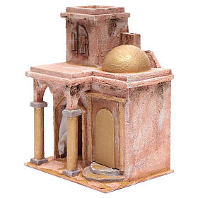 Häuser, Szenen und Geschäfte für Krippe: Arabisches Tempel mit Zimmer 30x25x20cm