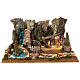 Paesaggio con fiume luminoso 25x55x35 cm s6