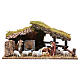 Wooden hut with fountain 25x55x20 cm s1