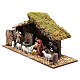 Wooden hut with fountain 25x55x20 cm s2