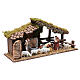 Wooden hut with fountain 25x55x20 cm s3