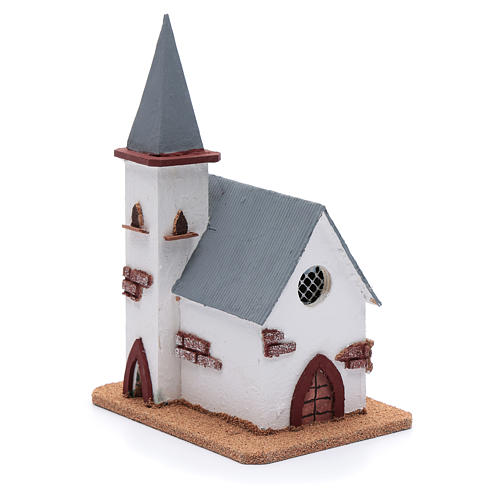 Kirche für Krippe 25x20x15cm 3